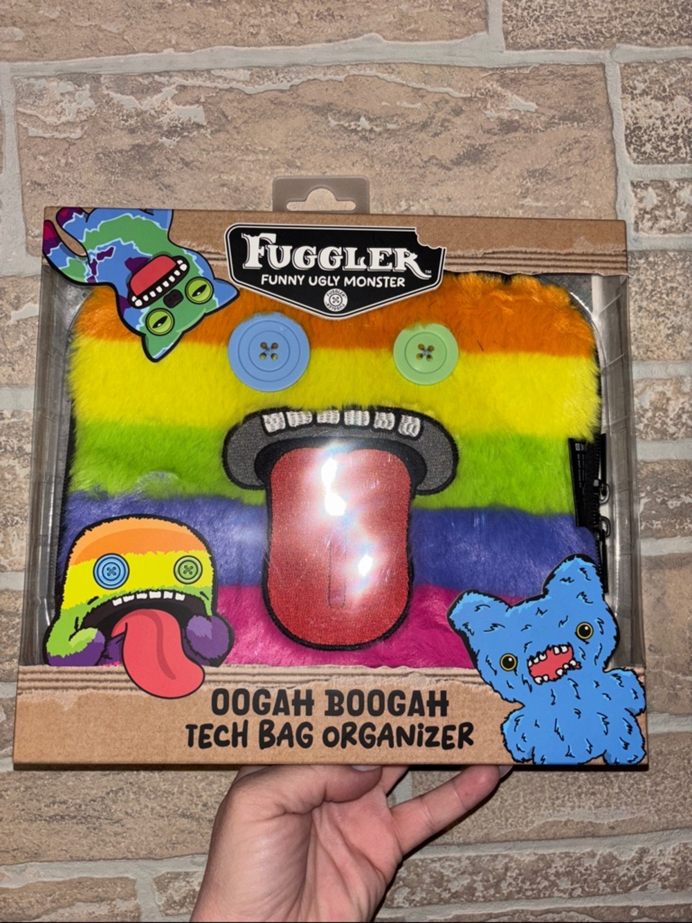 Fuggler Oogah Boogah Rainbow Tech Bag Organizer
